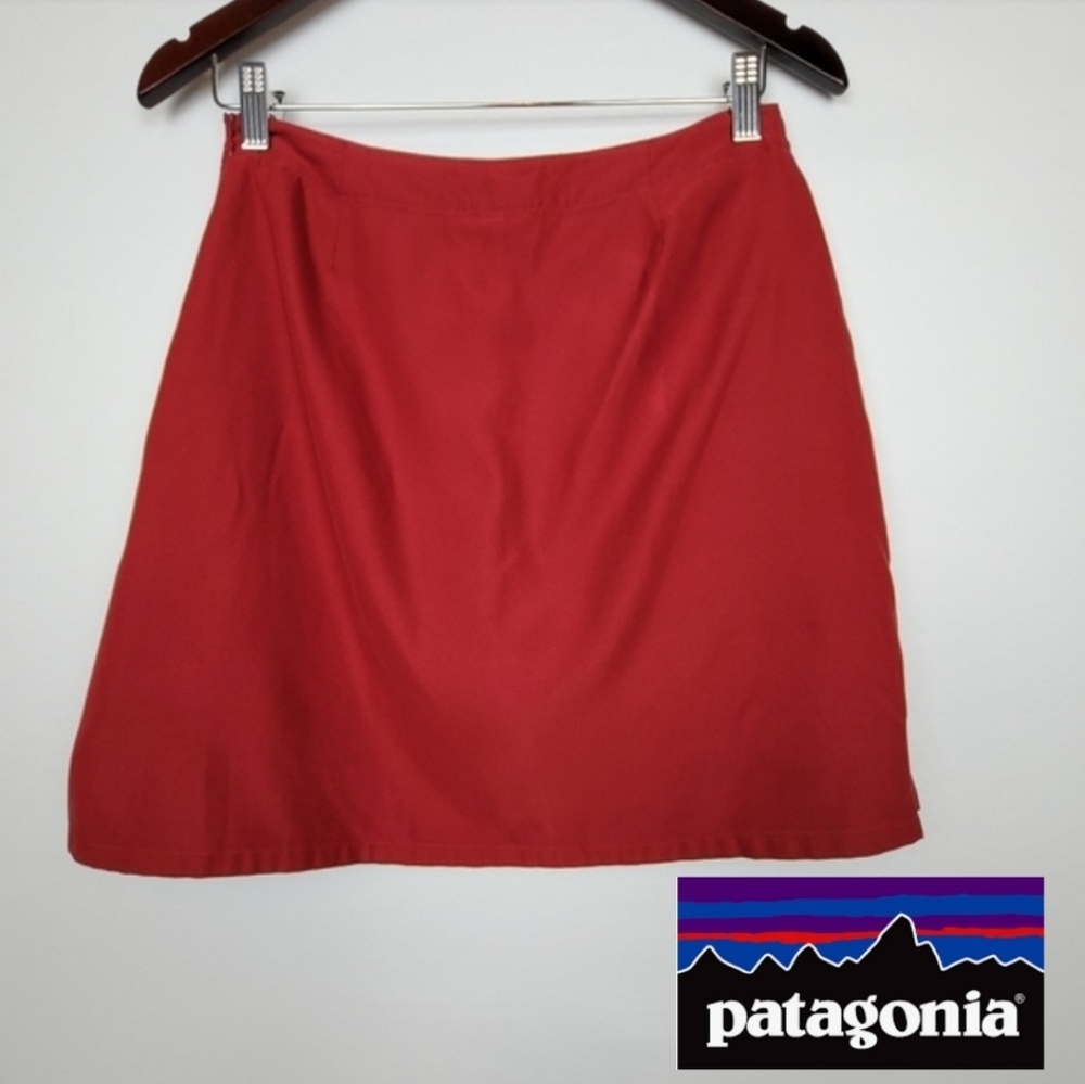 Patagonia maroon SKORT casual Shorts Skirt Size 6